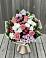 Букет цветов из: Альстромерии, Гвоздики, Розы и Хризантемы в Чапаевском