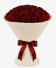 Букет 101 Бордовая роза Блэк Бакарра в Чапаевском
