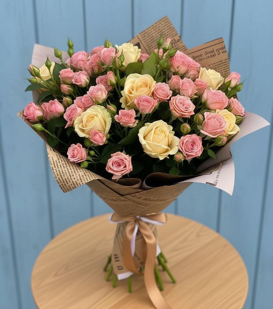 Букет цветов из: Розы в Чапаевском