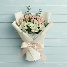 Букет цветов из:  Альстромерии в Чапаевском