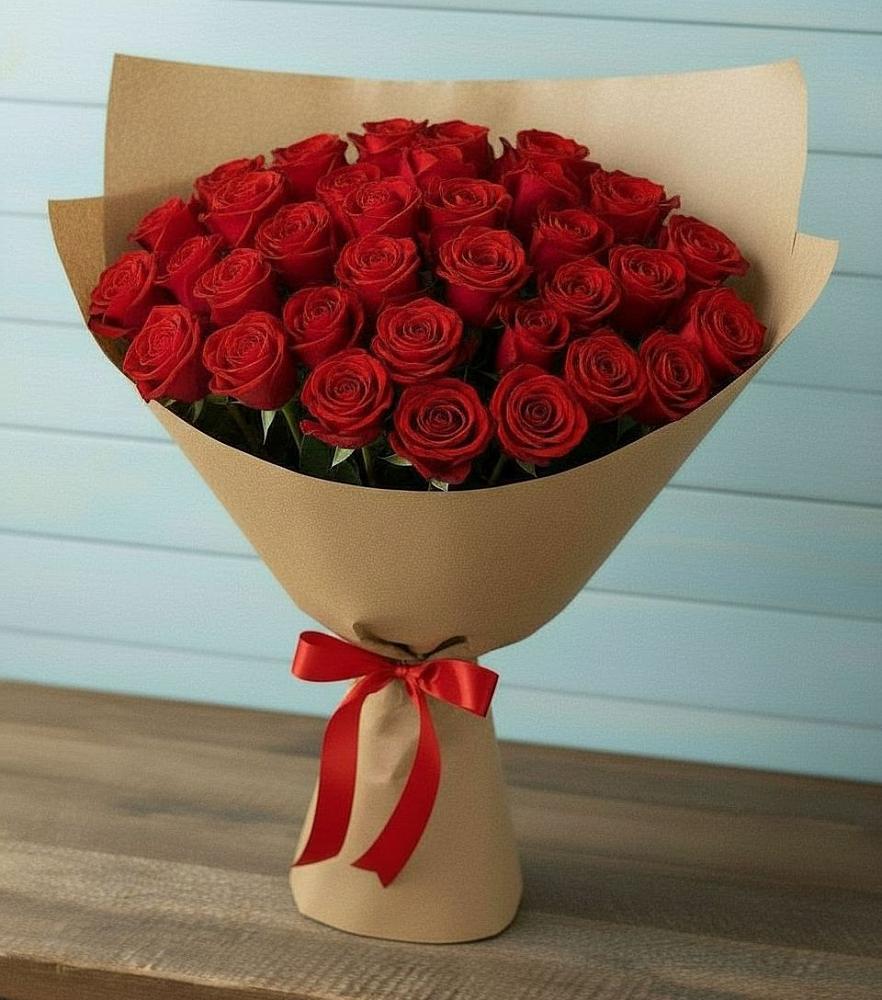 Букет Красные розы Милано в Чапаевском