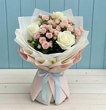 Букет цветов из:  Розы в Чапаевском