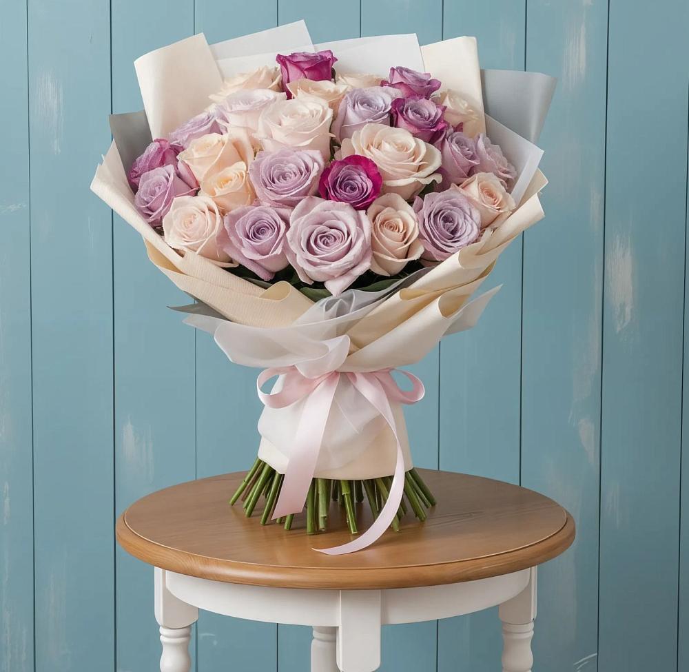 Букет цветов из: Розы в Чапаевском