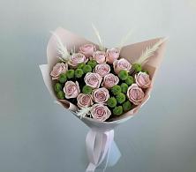 Букет цветов из:  Розы и Хризантемы в Чапаевском