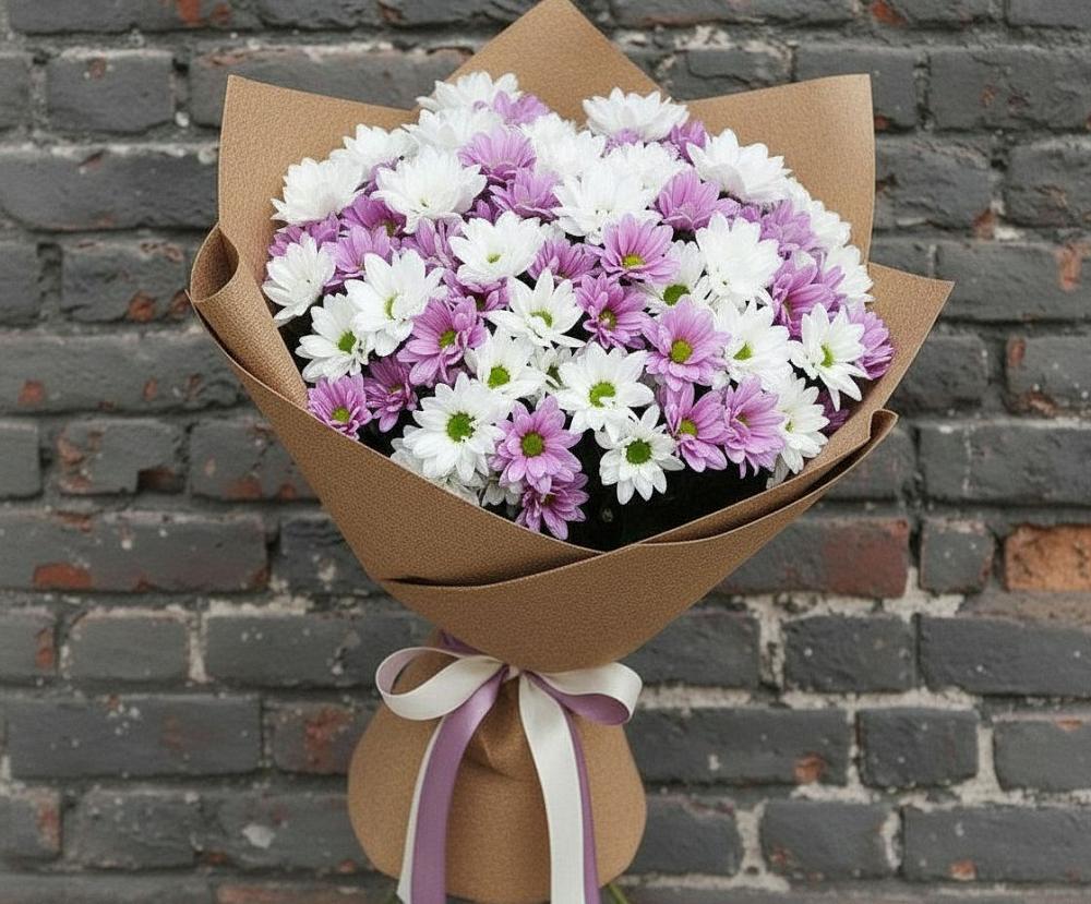 Букет цветов из: Хризантемы в Чапаевском