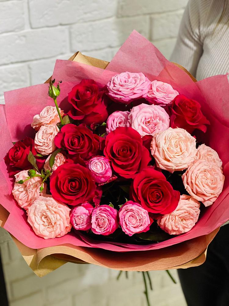 Букет цветов из: Розы в Чапаевском