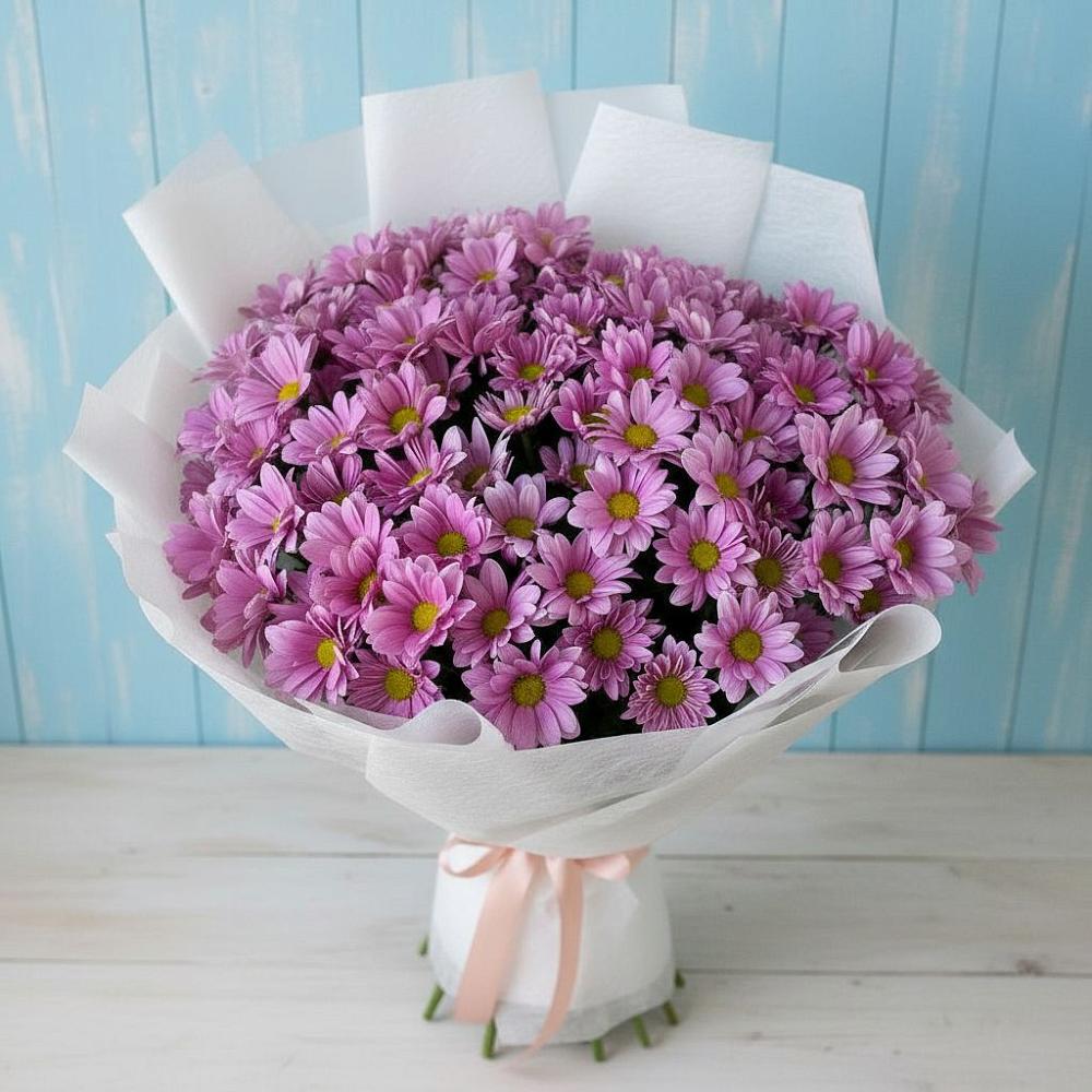 Букет цветов из: Хризантемы в Чапаевском