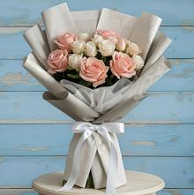 Букет цветов из:  Розы #REPLACE_PRED# Чапаевском