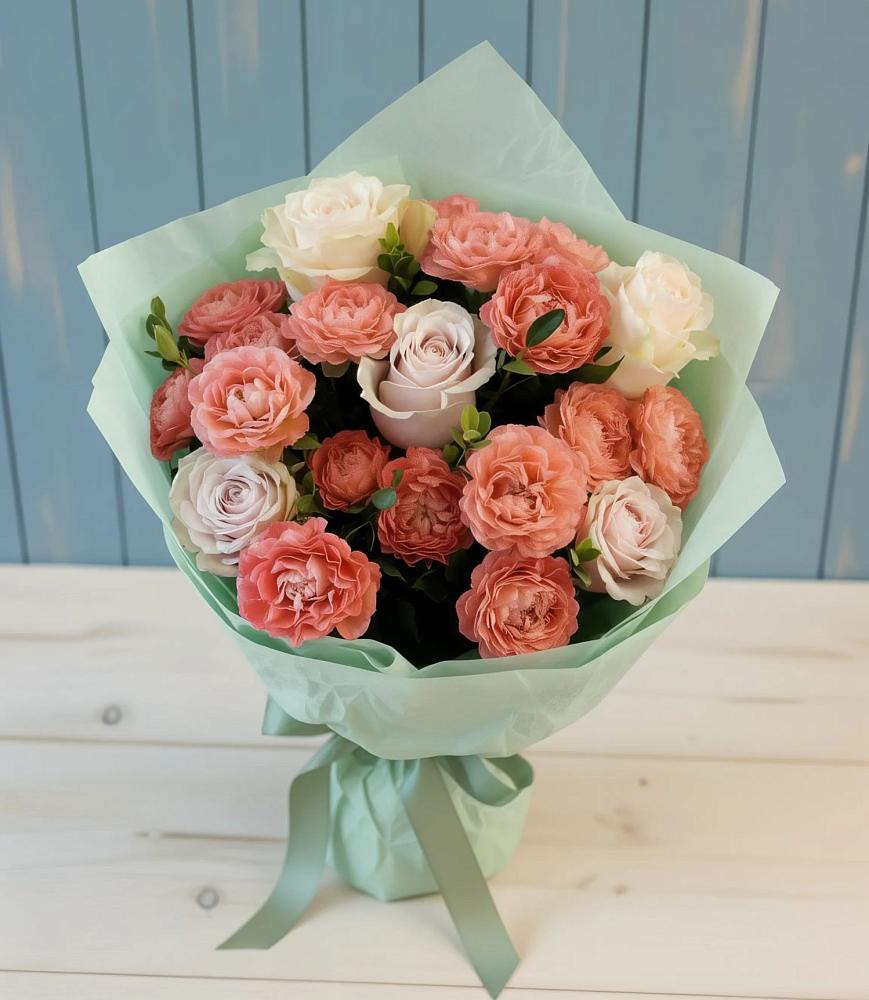 Букет цветов из: Розы в Чапаевском