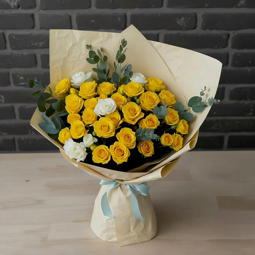 Букет цветов из: Розы в Чапаевском