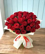Букет 29 Красных роз в Чапаевском