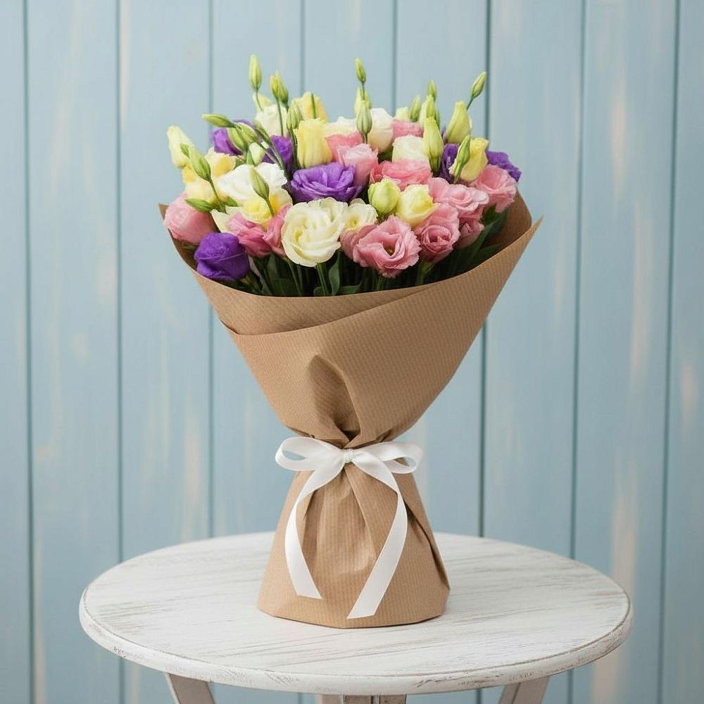 Букет цветов из: Лизиантусы в Чапаевском