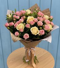 Букет цветов из:  Розы в Чапаевском