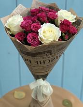 Букет цветов из:  Розы в Чапаевском