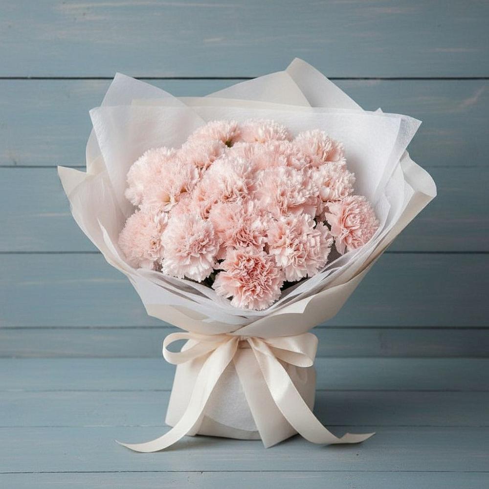 Букет цветов из: Гвоздики в Чапаевском