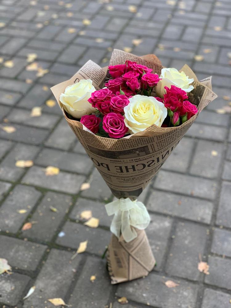 Букет цветов из: Розы в Чапаевском