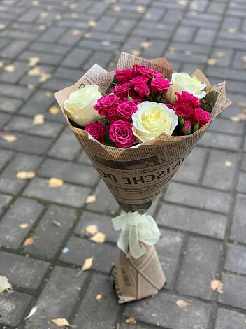 Букет цветов из: Розы в Чапаевском