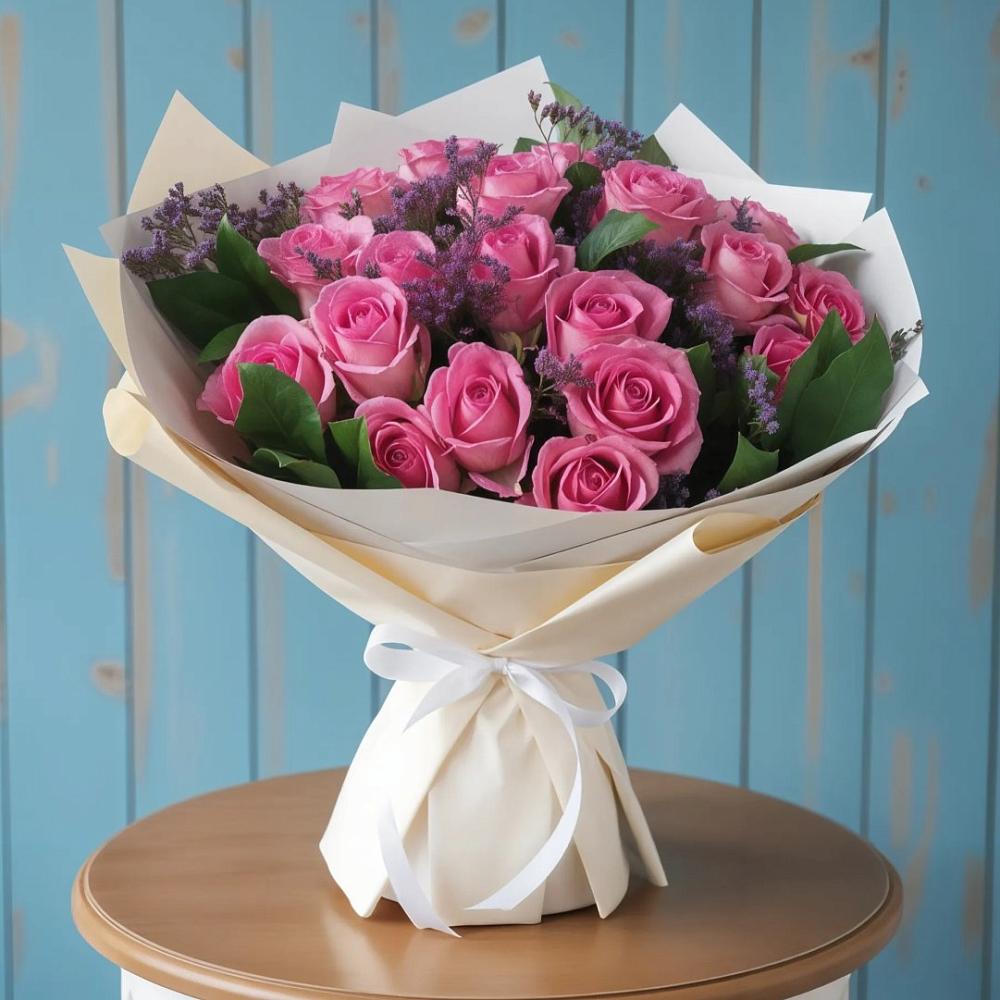 Букет цветов из: Розы в Чапаевском