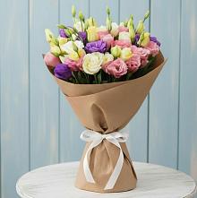 Букет цветов из:  Лизиантусы в Чапаевском