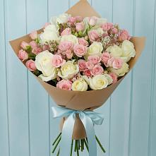 Букет цветов из:  Розы в Чапаевском